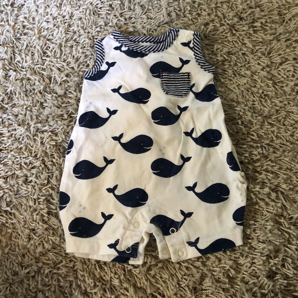 Whale onesie